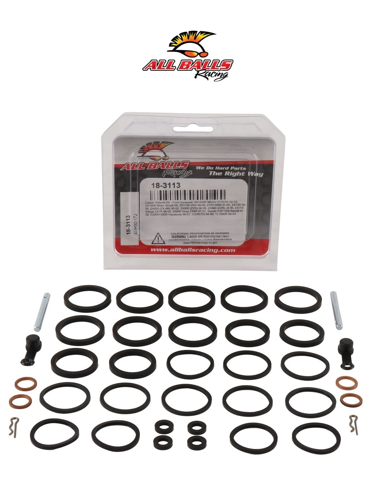 ABR FREN KALİPER YENİLEME KİTİ SUZUKI TL R 1000cc ÖN 1998-2003