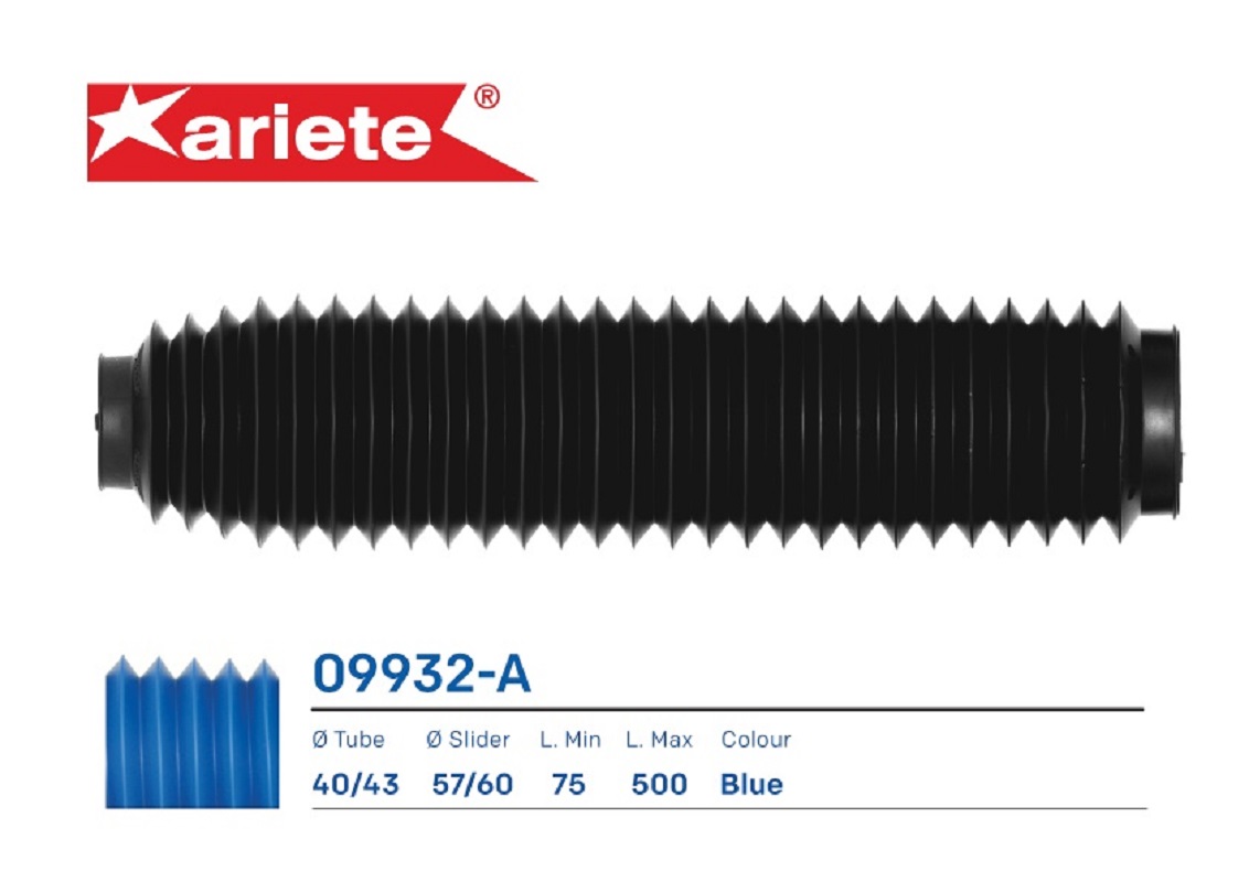 AMORTİSÖR KÖRÜĞÜ ÜST 4043 mm ALT 5760 mm UZUNLUK 75500 mm MAVİ 2008-2016