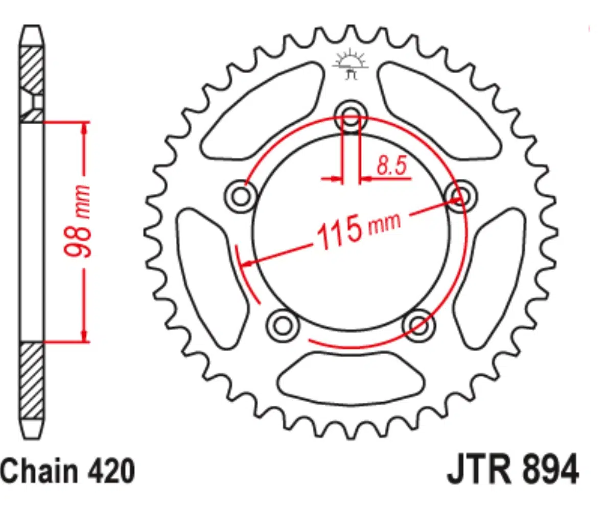 ARKA DİŞLİ JTR894-46