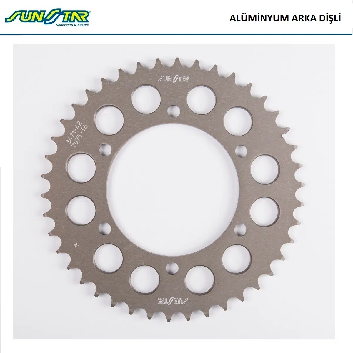 ARKA DİŞLİ ALÜMİNYUM YAMAHA YZF R25 250cc DİŞLİ SAYISI : +2 2015-2024