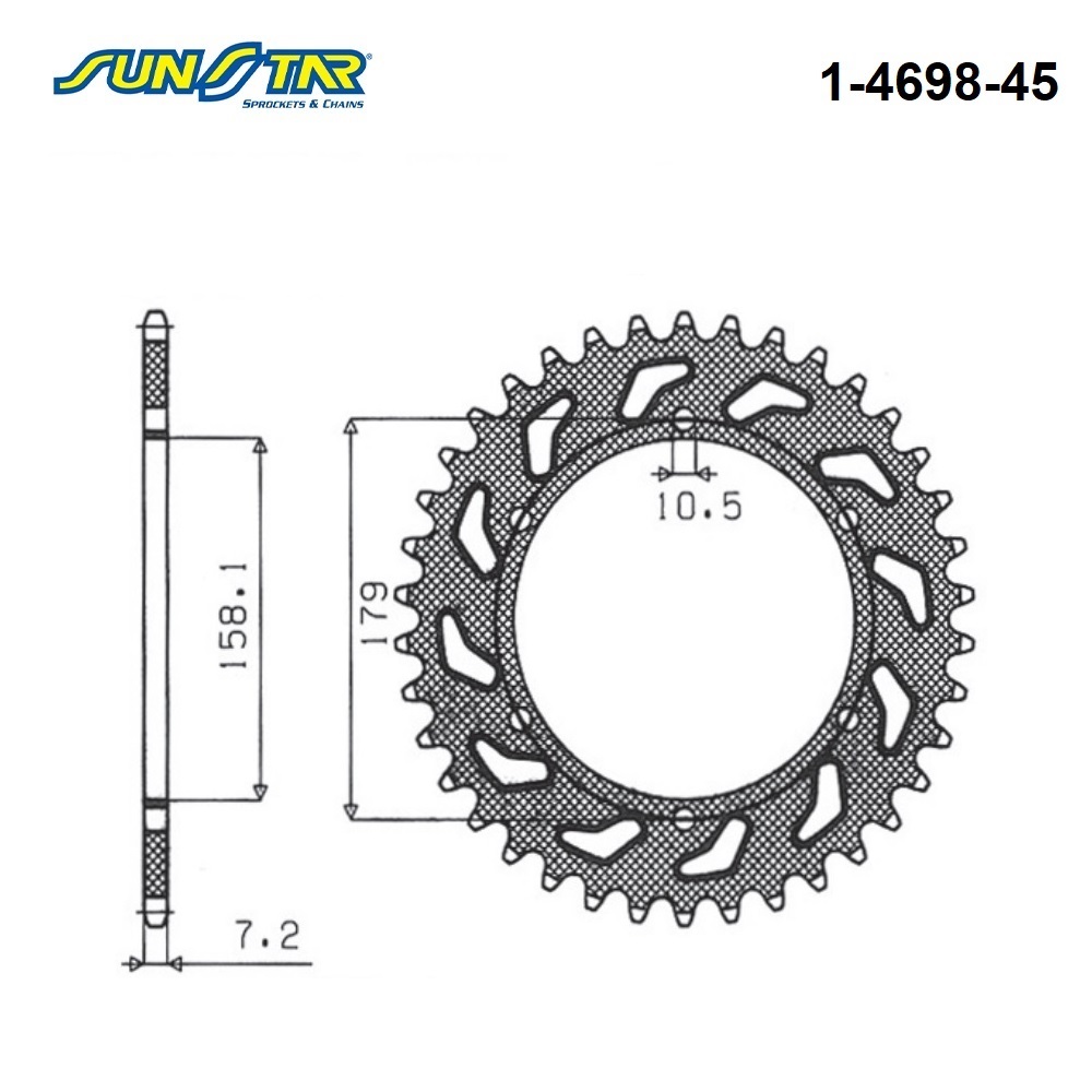 ARKA DİŞLİ APRILIA ETV CAPONORD ABS 1000cc 2001-2007