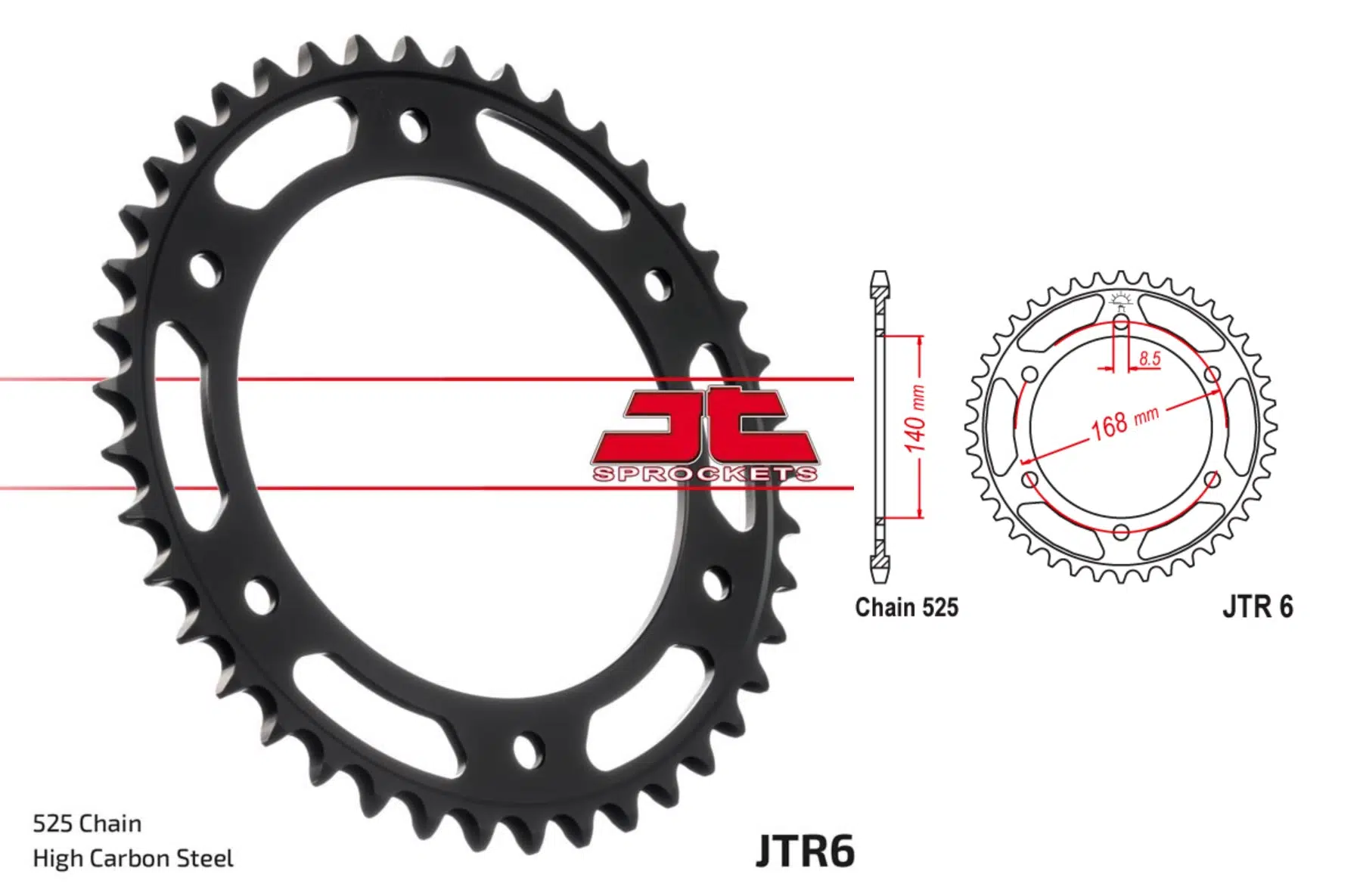 ARKA DİŞLİ BMW F 800 R 800cc ARKA DİŞLİ DELİĞİ 8.5 MM 2009-2018