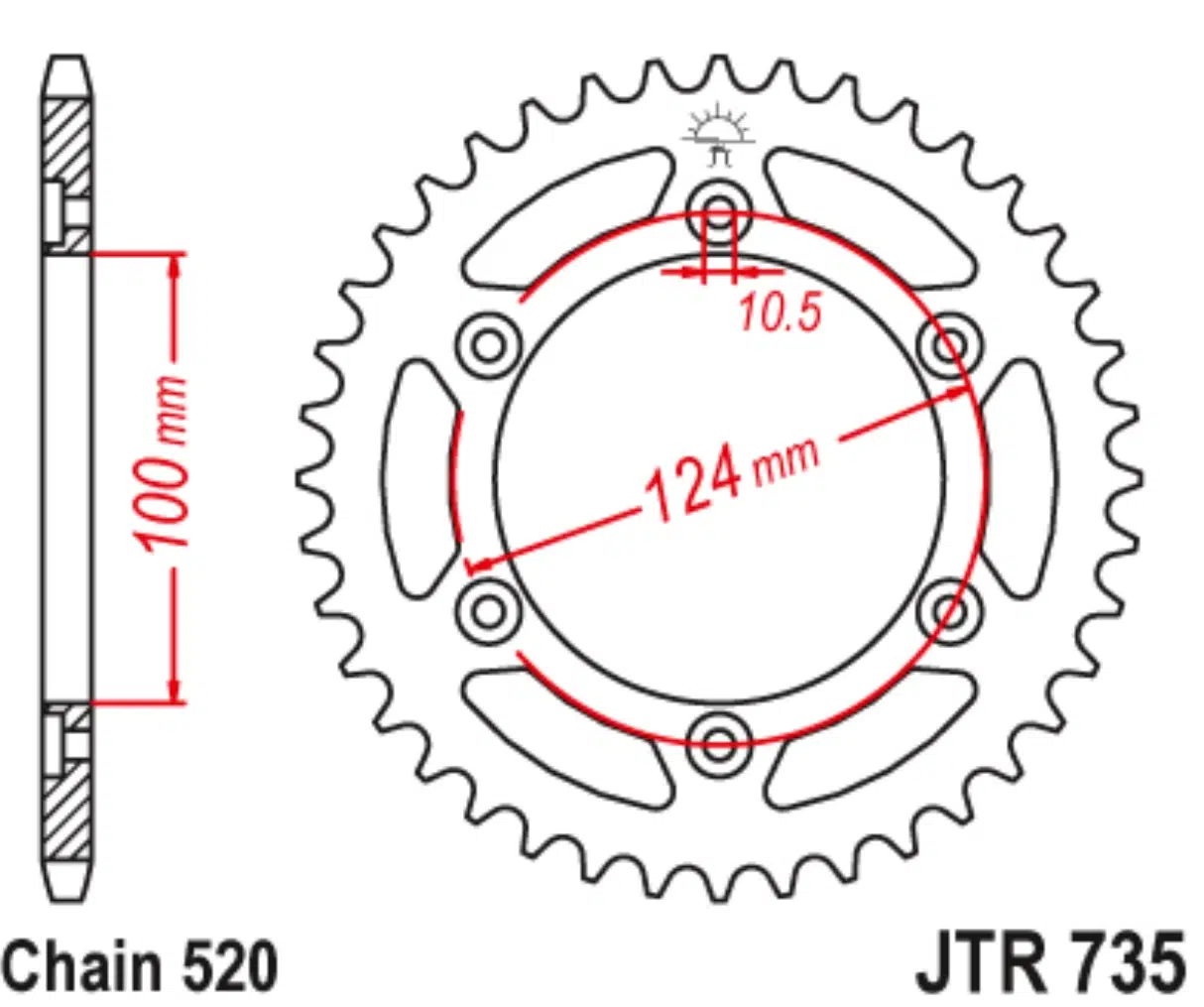 ARKA DİŞLİ DUCATI MONSTER 696cc DİŞLİ SAYISI : +1 2008-2014