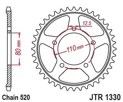 ARKA DİŞLİ JTR1330-45 2023-2024