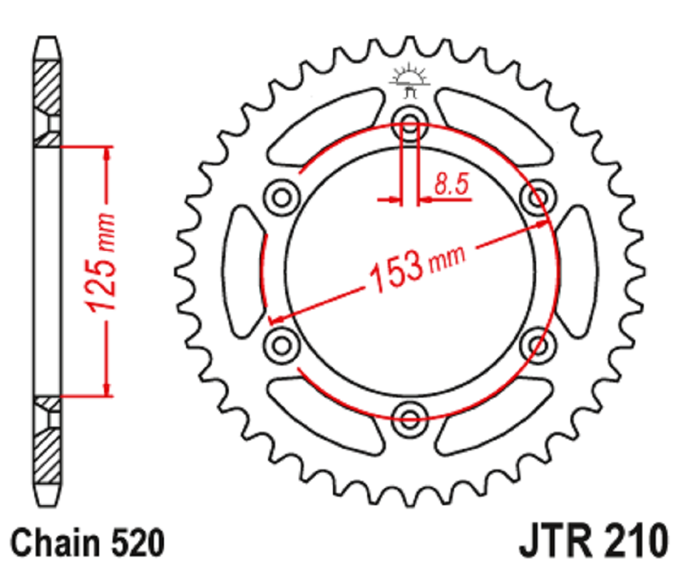 ARKA DİŞLİ SELF CLEANING HONDA XR 650 R 650cc DİŞLİ SAYISI : +2 2000-2006