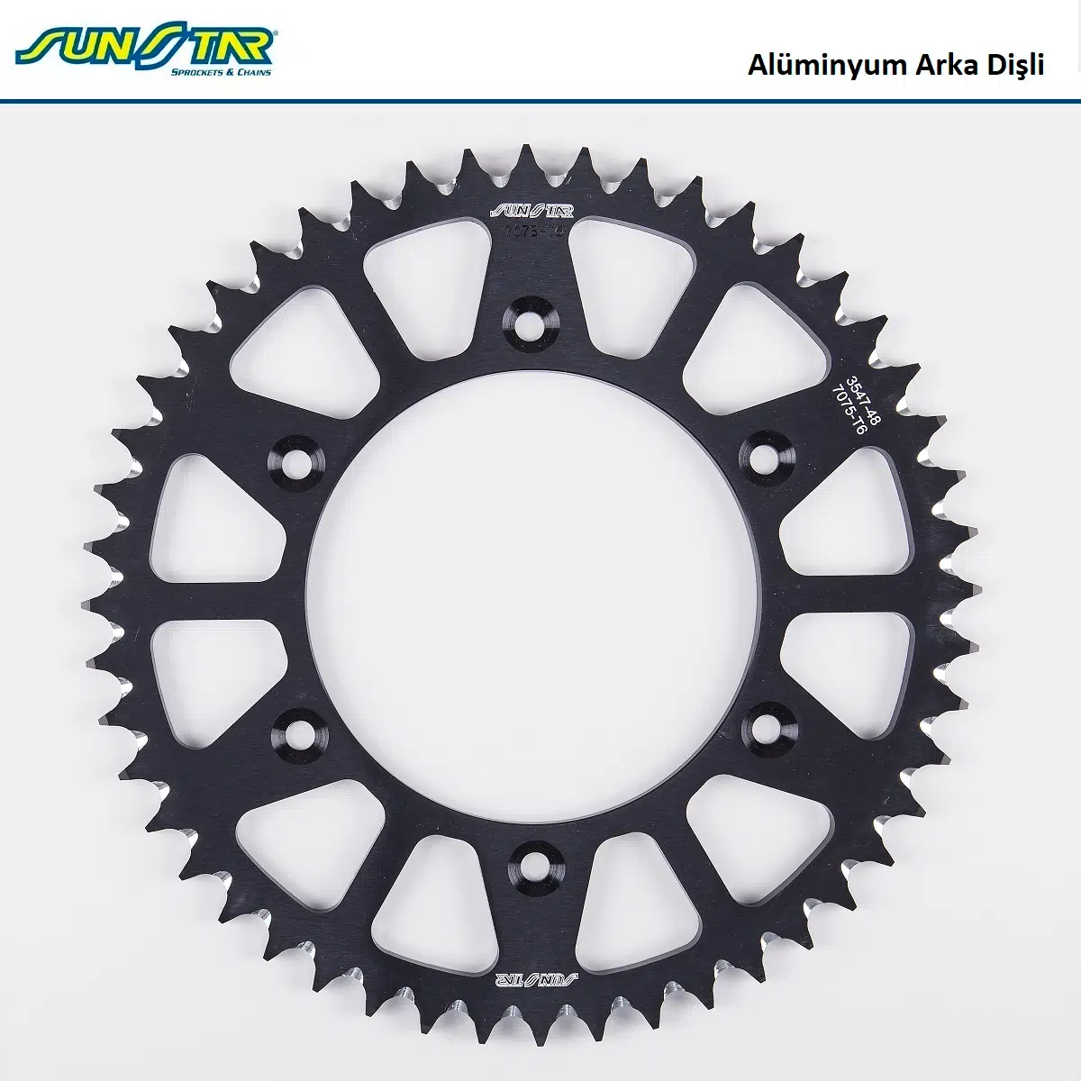 ARKA DİŞLİ SİYAH ALÜMİNYUM KTM SX-F 450cc DİŞLİ SAYISI : -2 2004-2021