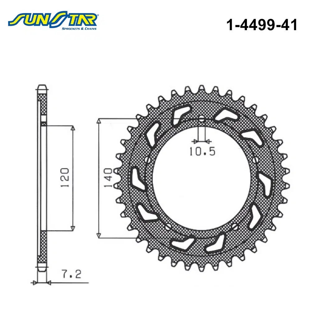 ARKA DİŞLİ TRIUMPH THRUXTON 865cc DİŞLİ SAYISI : -2 2004-2015