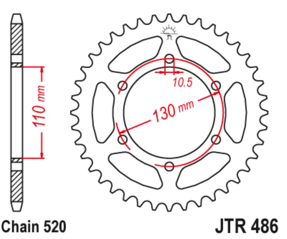 ARKA DİŞLİ YAMAHA YZF R25 250cc DİŞLİ SAYISI : -2 2015-2024