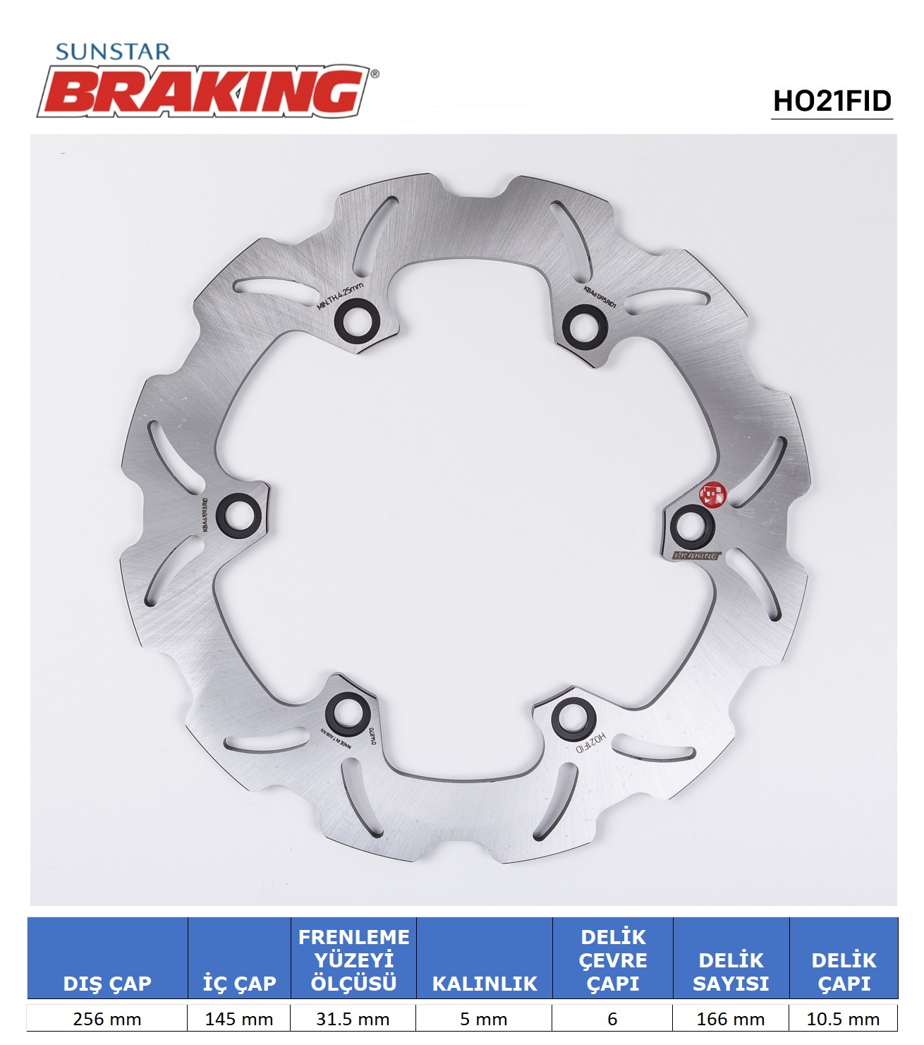 DALGALI FREN DİSKİ HONDA SILVER WING ABS 600cc ÖN 2001-2002-2010