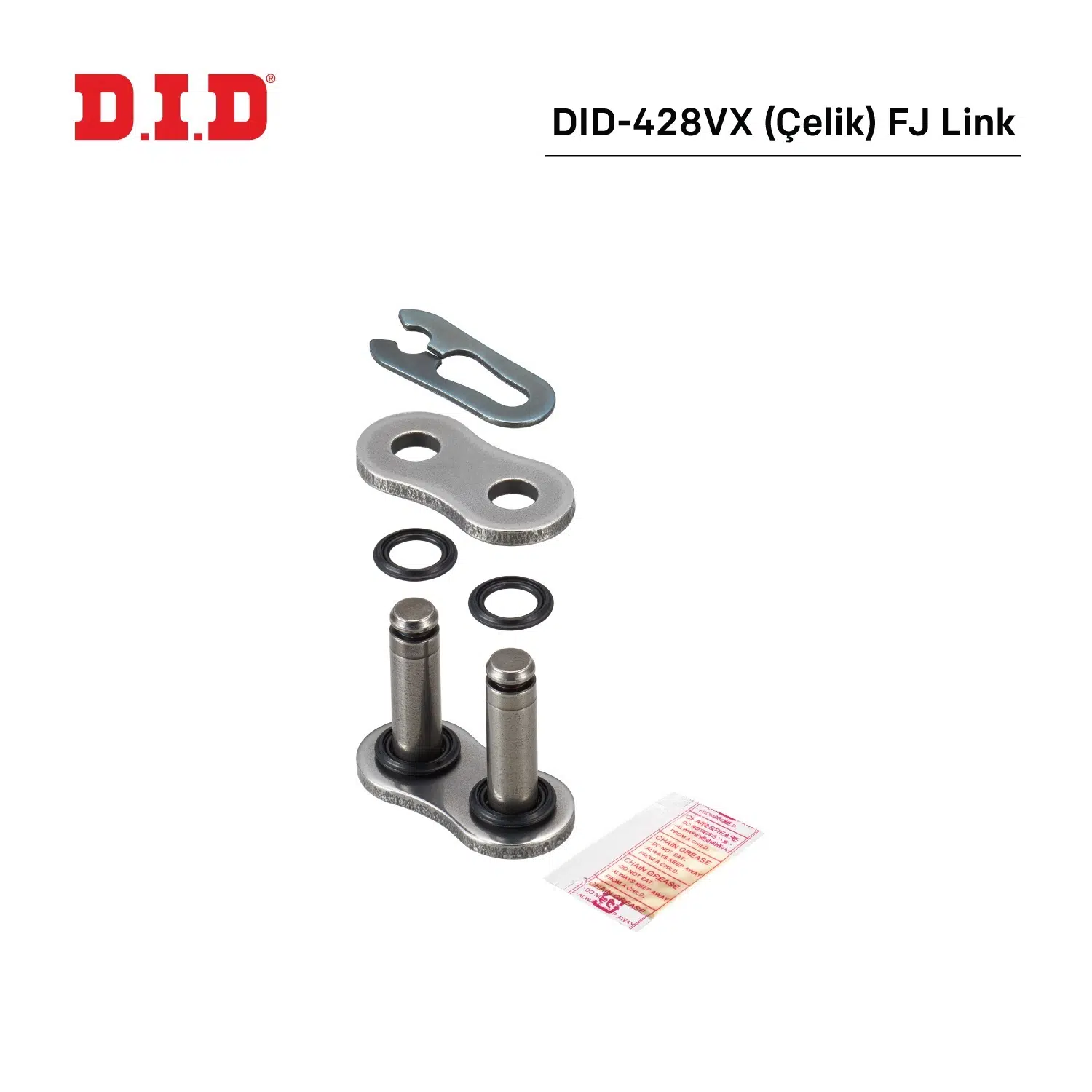 DID-428VX ÇELİK F J BİRLEŞTİRİCİ BAKLA YAMAHA YZF R125cc 2008-2020