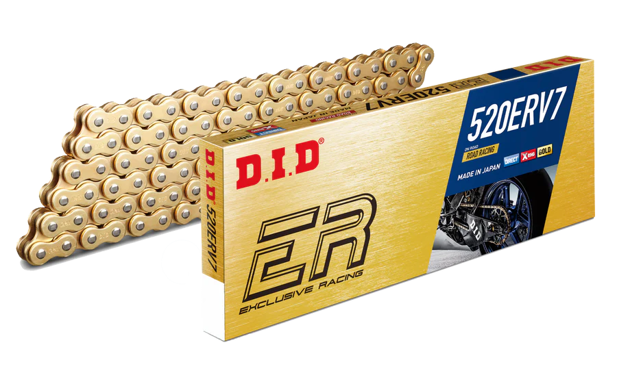 DID 520 ERV7 ÖZEL SERİ ZİNCİR - 120 BAKLA KAWASAKI VULCAN S 650cc GOLD ZİNCİR 2015-2023