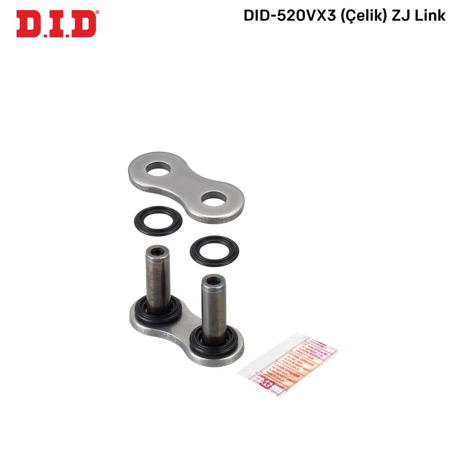 DID-520VX3 ÇELİK Z J BİRLEŞTİRİCİ BAKLA YAMAHA YZF R25 250cc 2015-2024