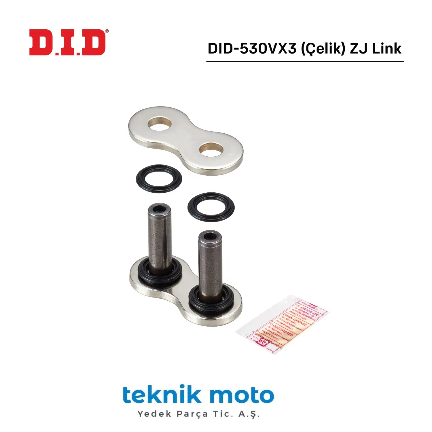 DID-530VX3 ÇELİK Z J BİRLEŞTİRİCİ BAKLA 2006-2010