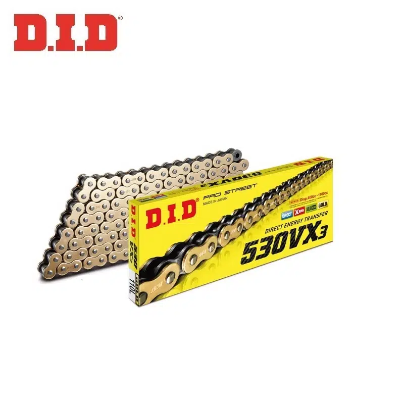 DID 530VX3 GOLD X-RİNG ZİNCİR-120 BAKLA TRIUMPH TIGER SPORT 1050cc 2014-2021