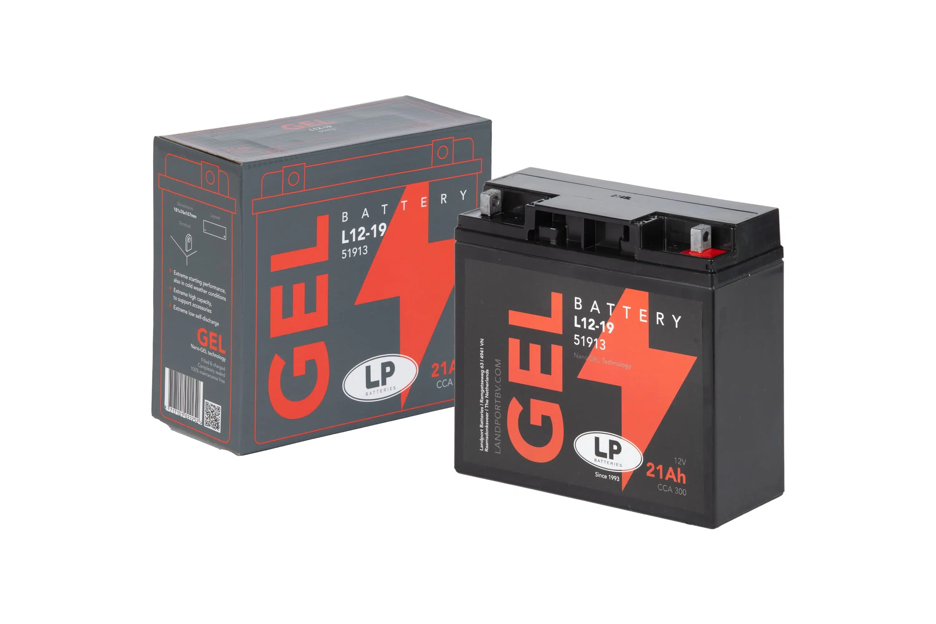GEL AKÜ MG L12-19 21 A KG: 6,2 L:181 W:76 H:167 CCA: 300 BMW R 80 GS 800cc 1985-1986
