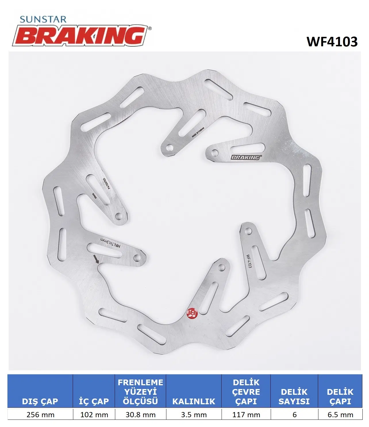 HONDA CRF 250 L DALGALI ÖN FREN DİSKİ 2013-2023