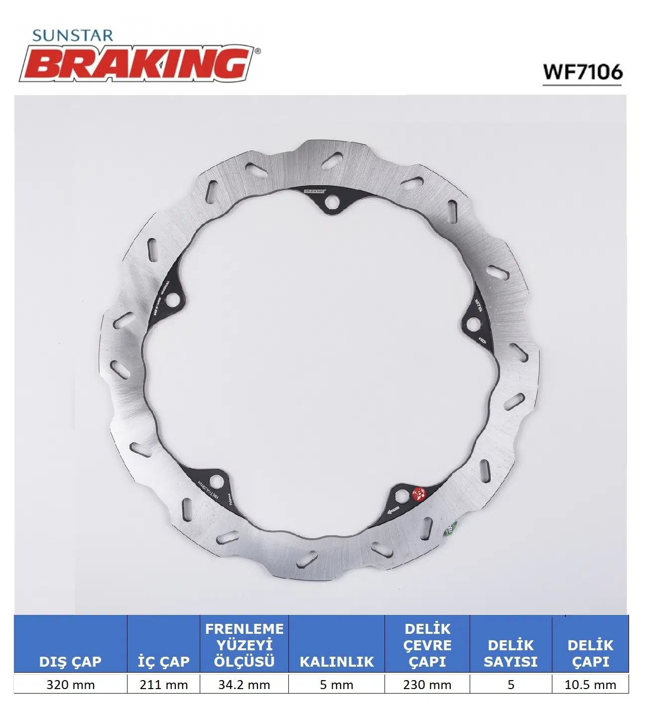 HONDA NC 700-750 DALGALI ÖN FREN DİSKİ 2014-2025