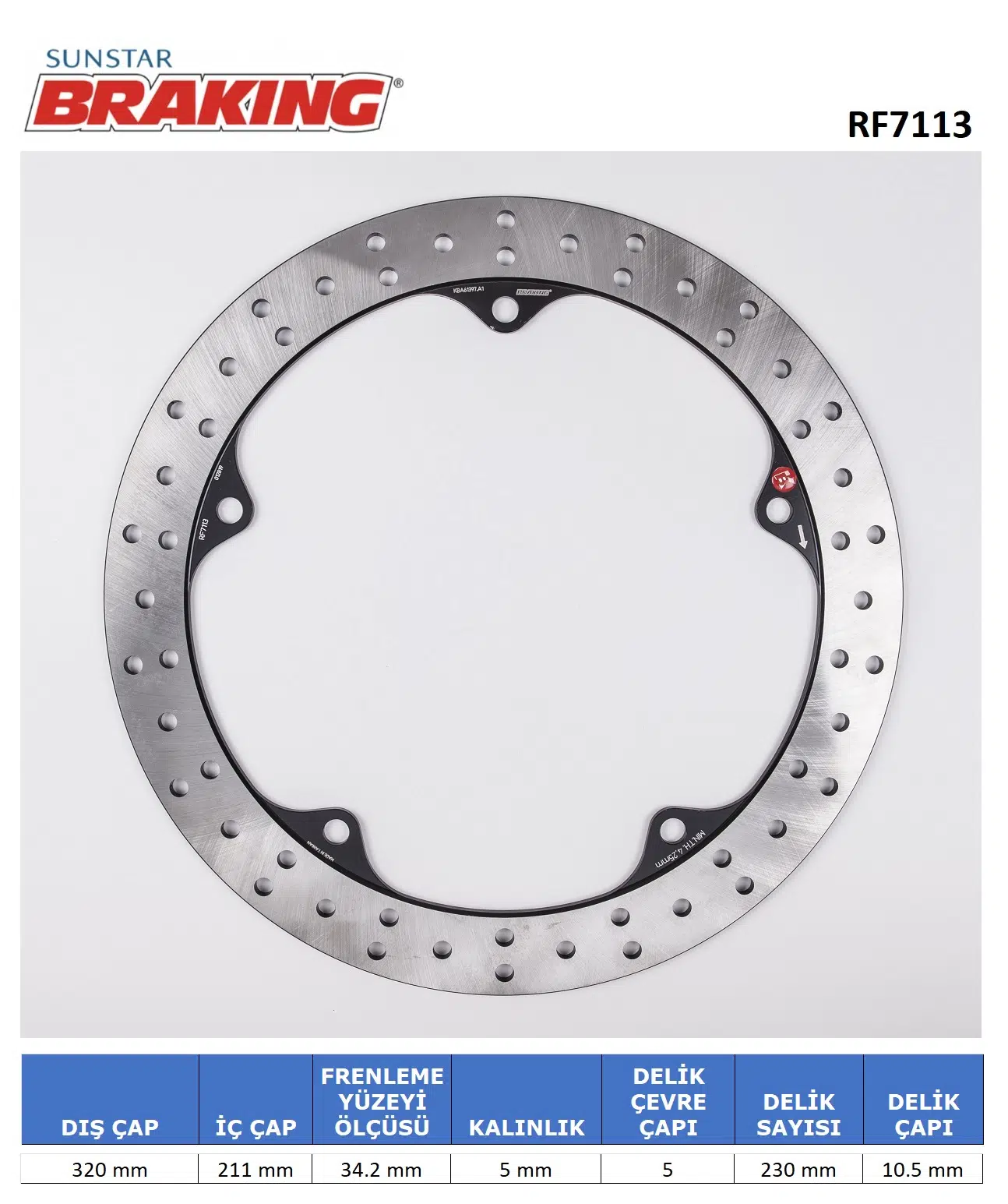 HONDA NC 700-750 YUVARLAK ÖN FREN DİSKİ 2014-2025