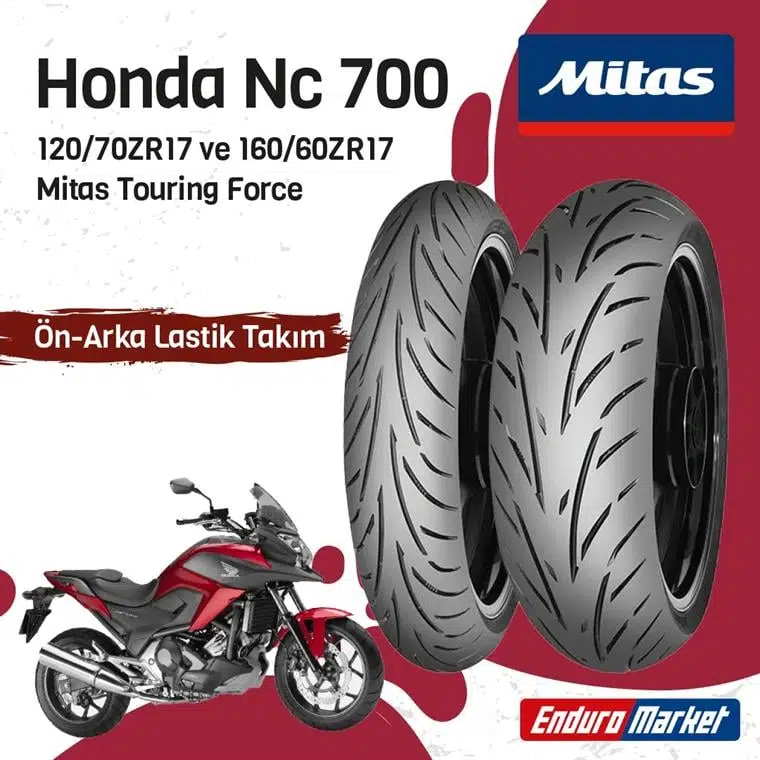 Honda Nc 700 Mitas Tourıng Force Lastik Takımı