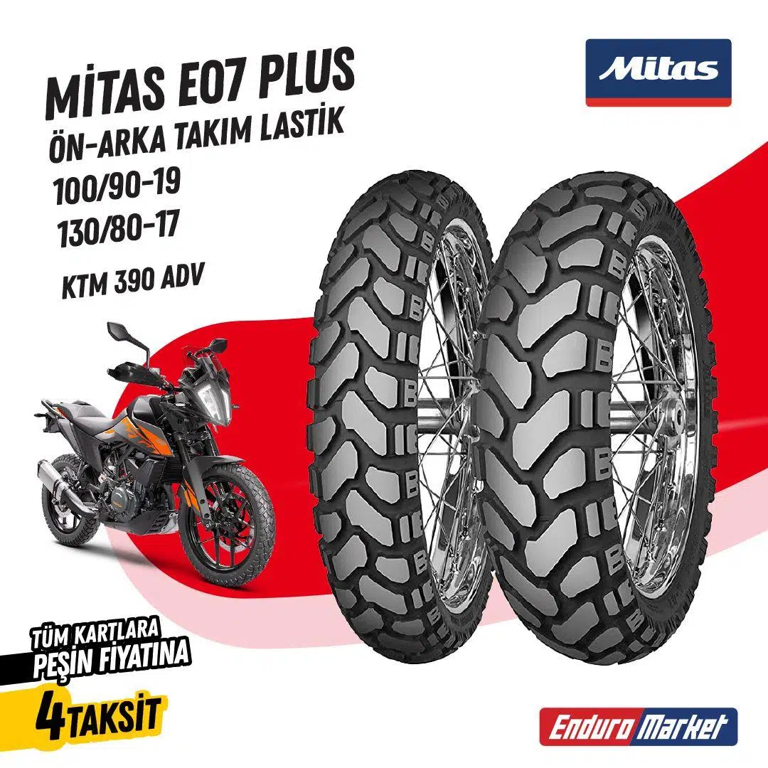 KTM 250 ADV MİTAS E07+ LASTİK TAKIMI
