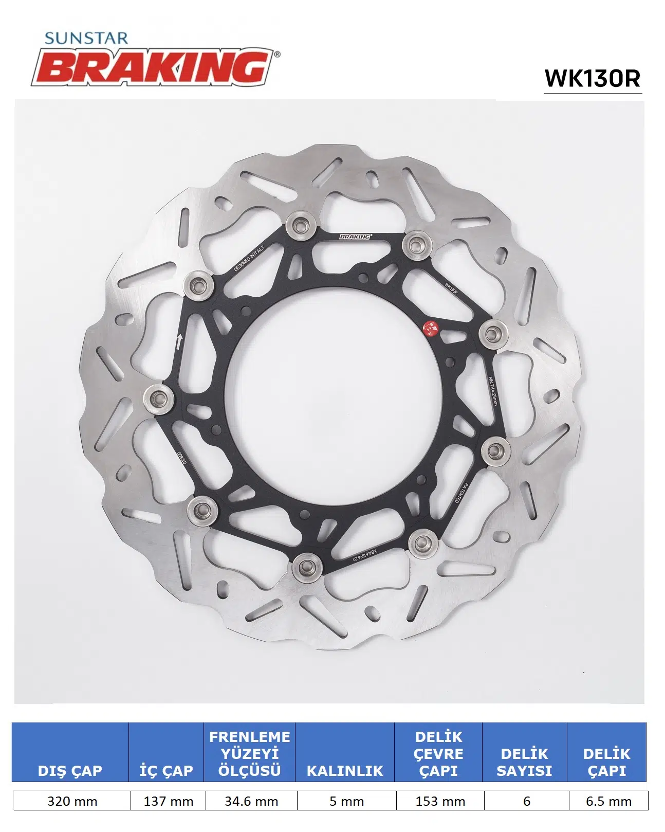 KTM ADVENTURE 790-890-1050-1190-1290 DALGALI ÖN PERFORMANS FREN DİSKİ ÖN SAĞ 2015-2024