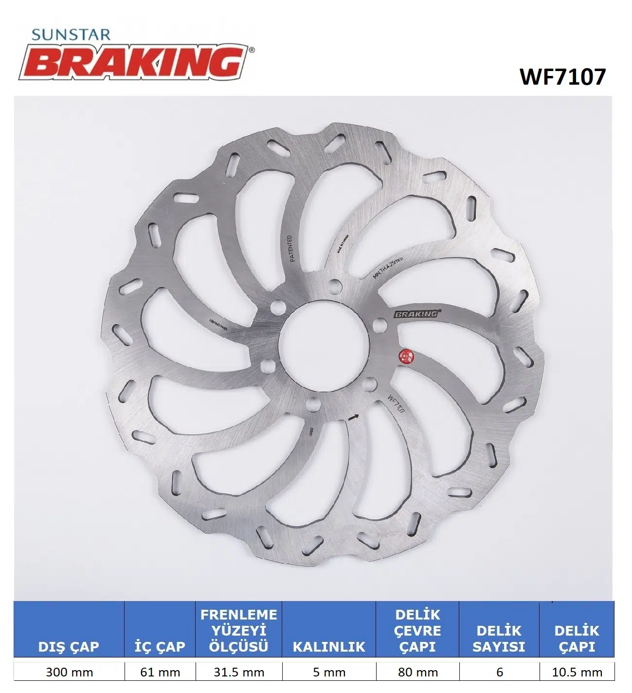 KTM DUKE RC DALGALI ÖN FREN DİSKİ KTM RC 390cc ÖN 2014-2024