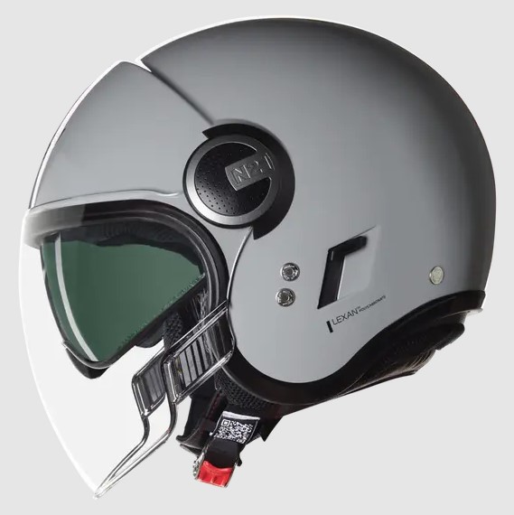 NOLAN N21 VISOR 06 CLASSICO 303 CAMLI YARIM KASK PARLAK GRİ