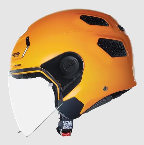 NOLAN N30-4 T CLASSICO 310 CAMLI YARIM KASK METAL TURUNCU