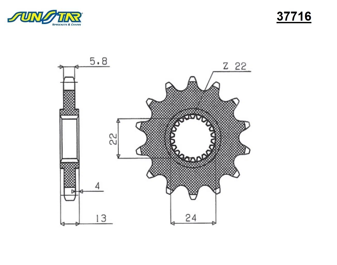 ÖN DİŞLİ APRILIA PEGASO 650cc 1992-2004