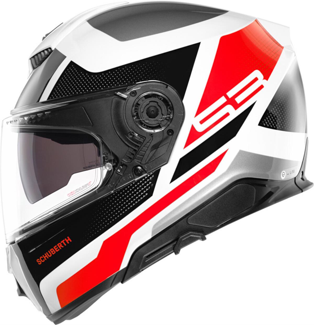 SCHUBERTH S3 DAYTONA RED KAPALI MOTOSİKLET KASKI