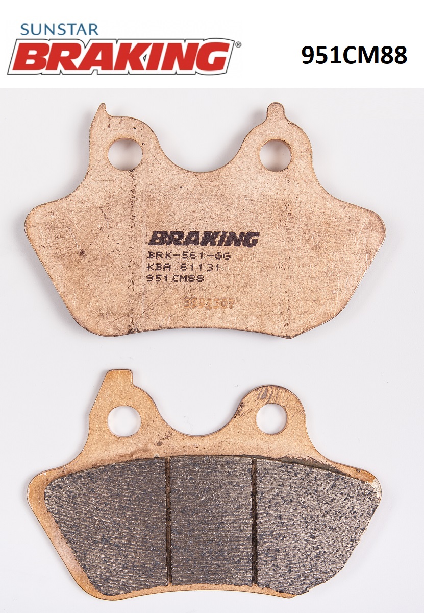 SİNTERLİ ARKA FREN BALATASI HARLEY D. XL 883 R SPORTSTER 883cc 2000-2003