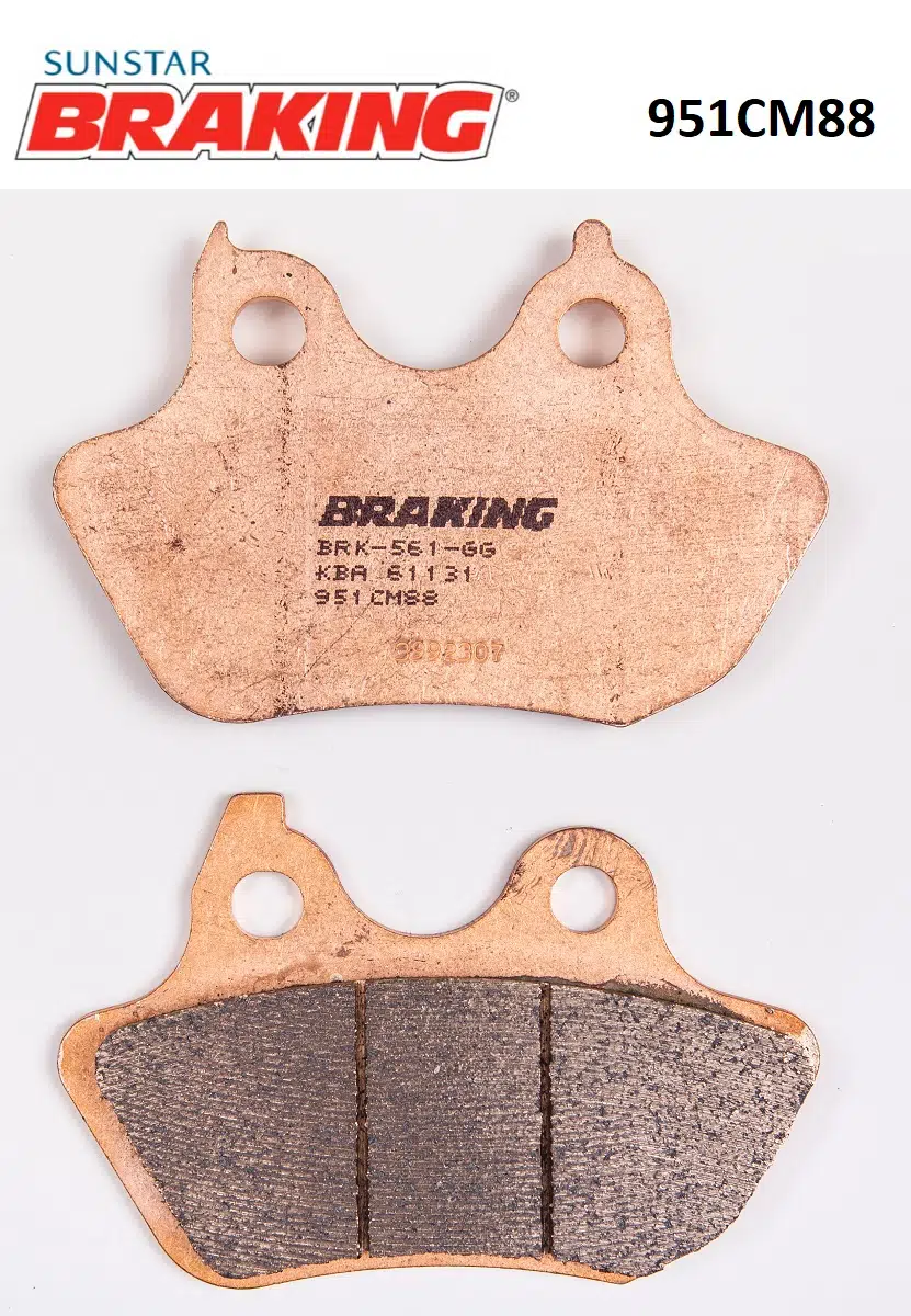 SİNTERLİ ARKA FREN BALATASI HARLEY D. XL 883 R SPORTSTER 883cc 2000-2003