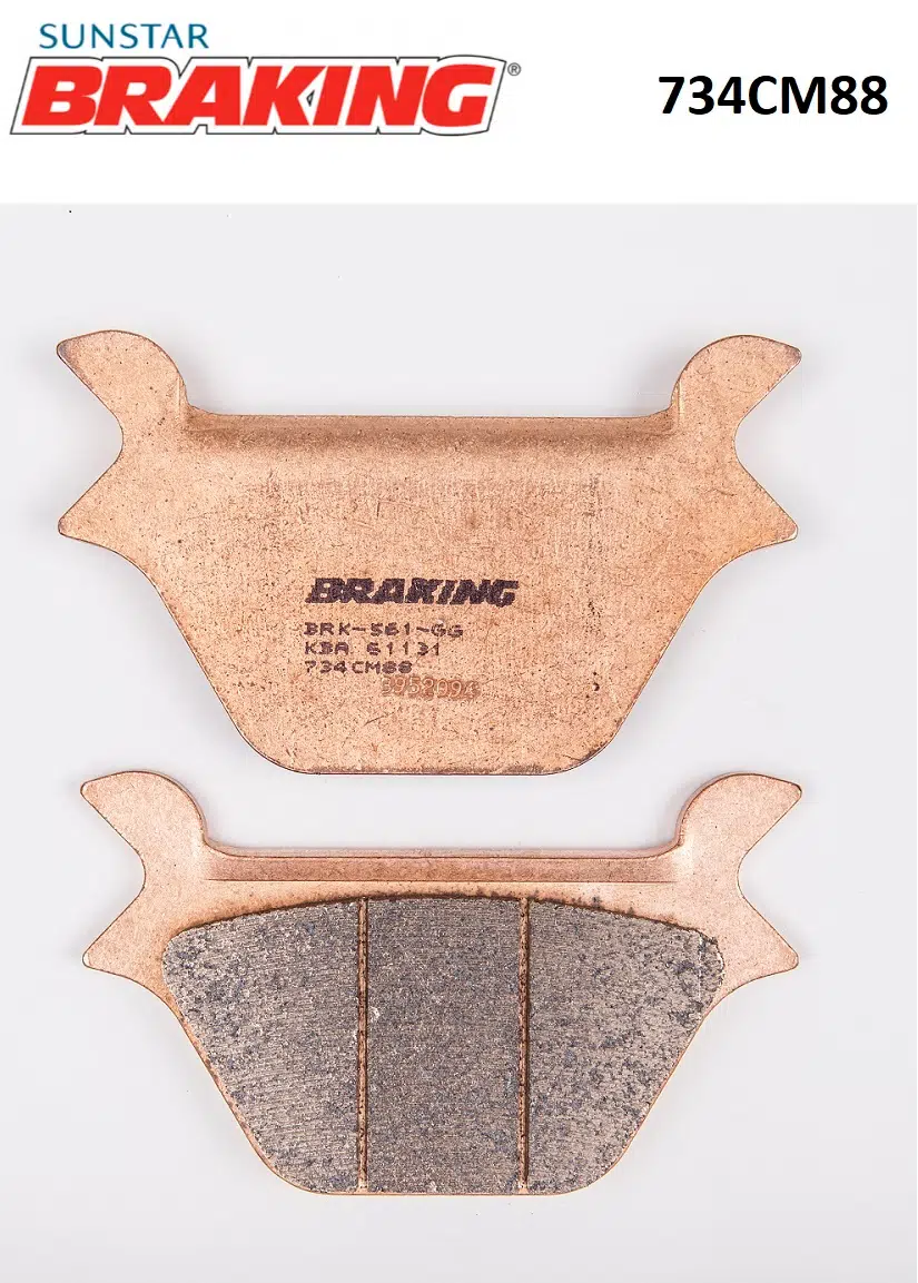 SİNTERLİ ARKA FREN BALATASI HARLEY D. XLH 883 SPORTSTER 883cc 1990-2006