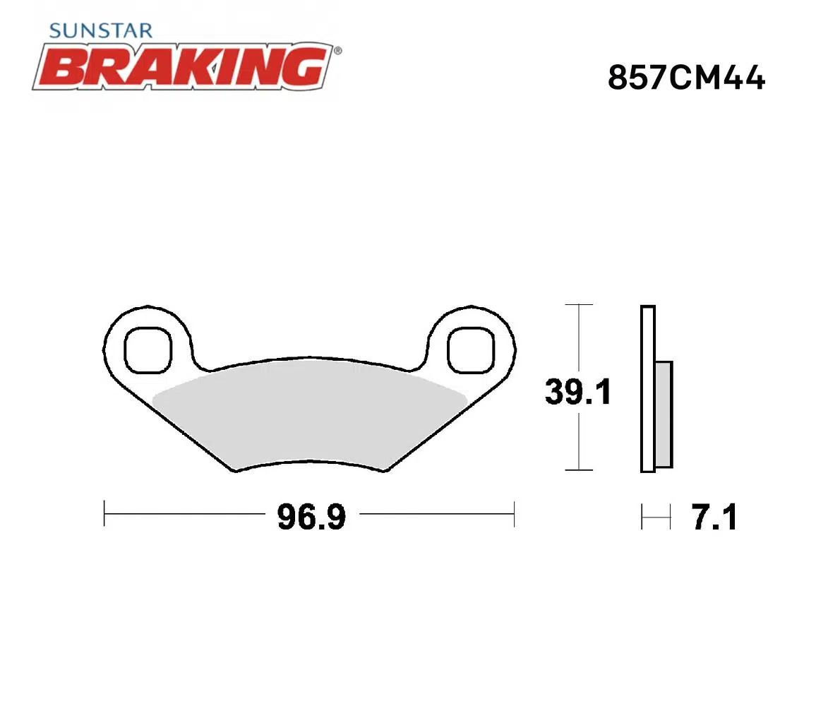 SİNTERLİ FREN BALATASI POLARIS XPLORER L 4X4 400cc ÖN 1995-1996-2002