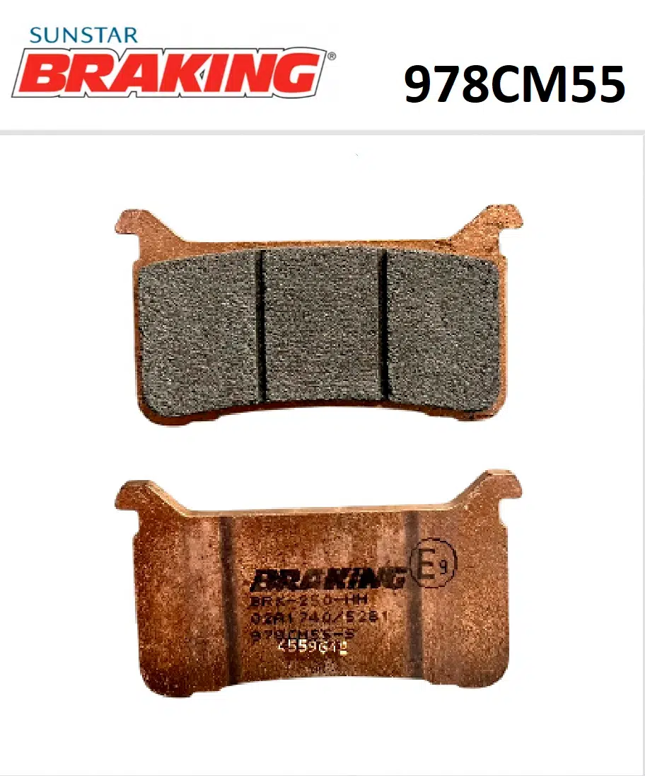 SİNTERLİ ÖN FREN BALATASI HONDA CBR 1000RRR SP 1000cc ÖN İKİ TAKIM KULLANIR 2020-2022