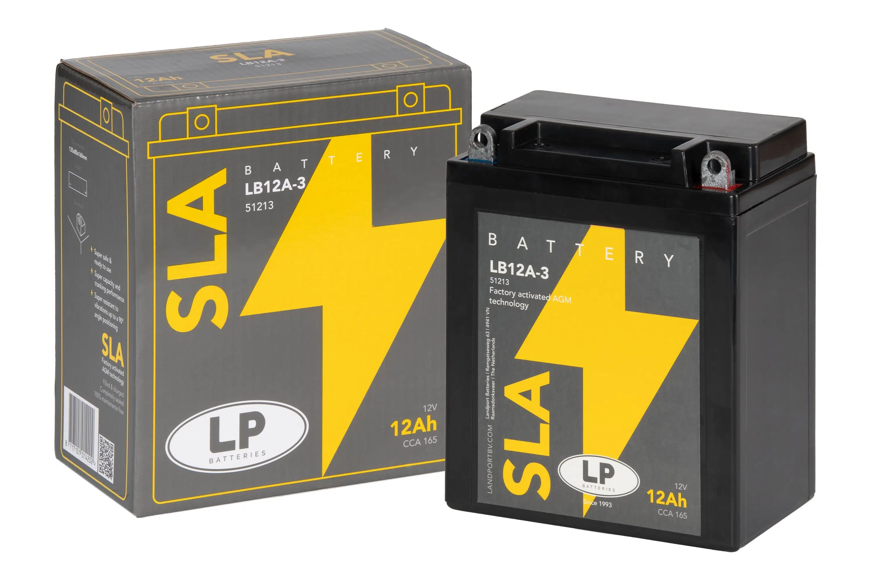 SLA AKÜ MB LB12A-3 12 A KG: 3,9 L:135 W:80 H:160 CCA: 165 YAMAHA XV VIRAGO 535cc 1990-2002