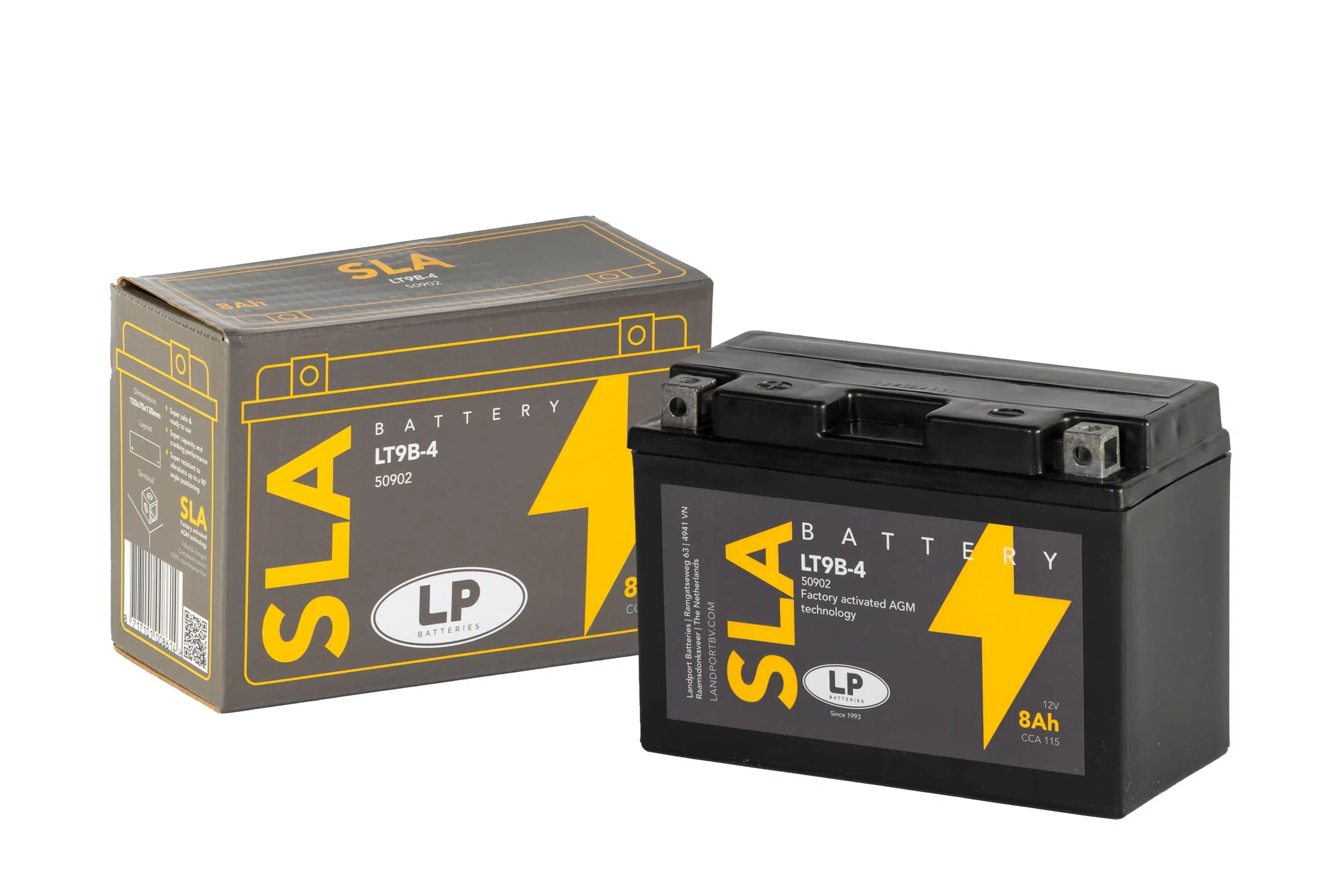 SLA AKÜ MB LT9B-4 8 A KG: 2,83 L:150 W:70 H:105 CCA: 115 YAMAHA XT X 660cc 2004-2009