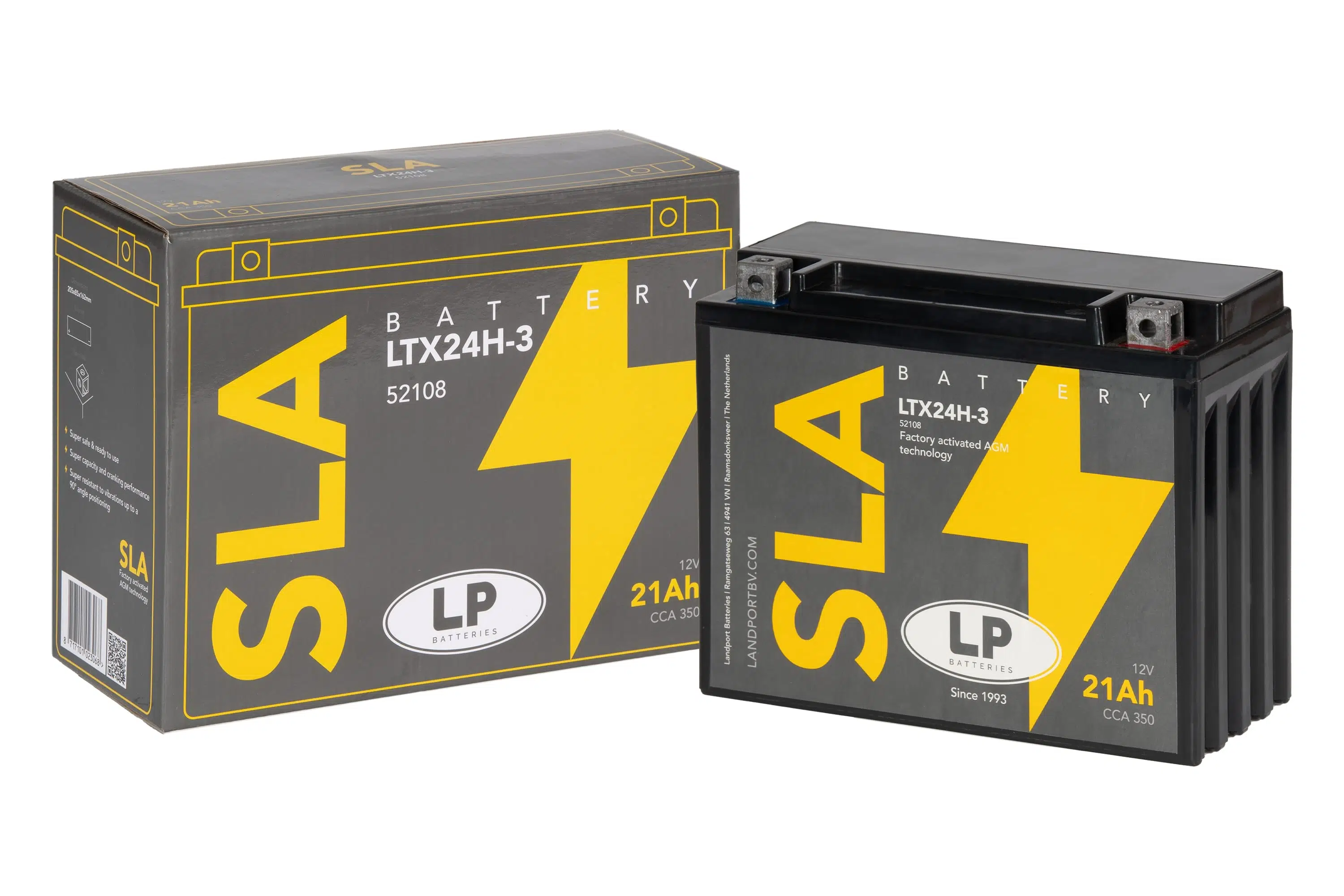 SLA AKÜ MB LTX24H-3 21 A KG: 6,6 L:205 W:85 H:162 CCA: 350 YAMAHA XV VIRAGO 1100cc 1990-1998
