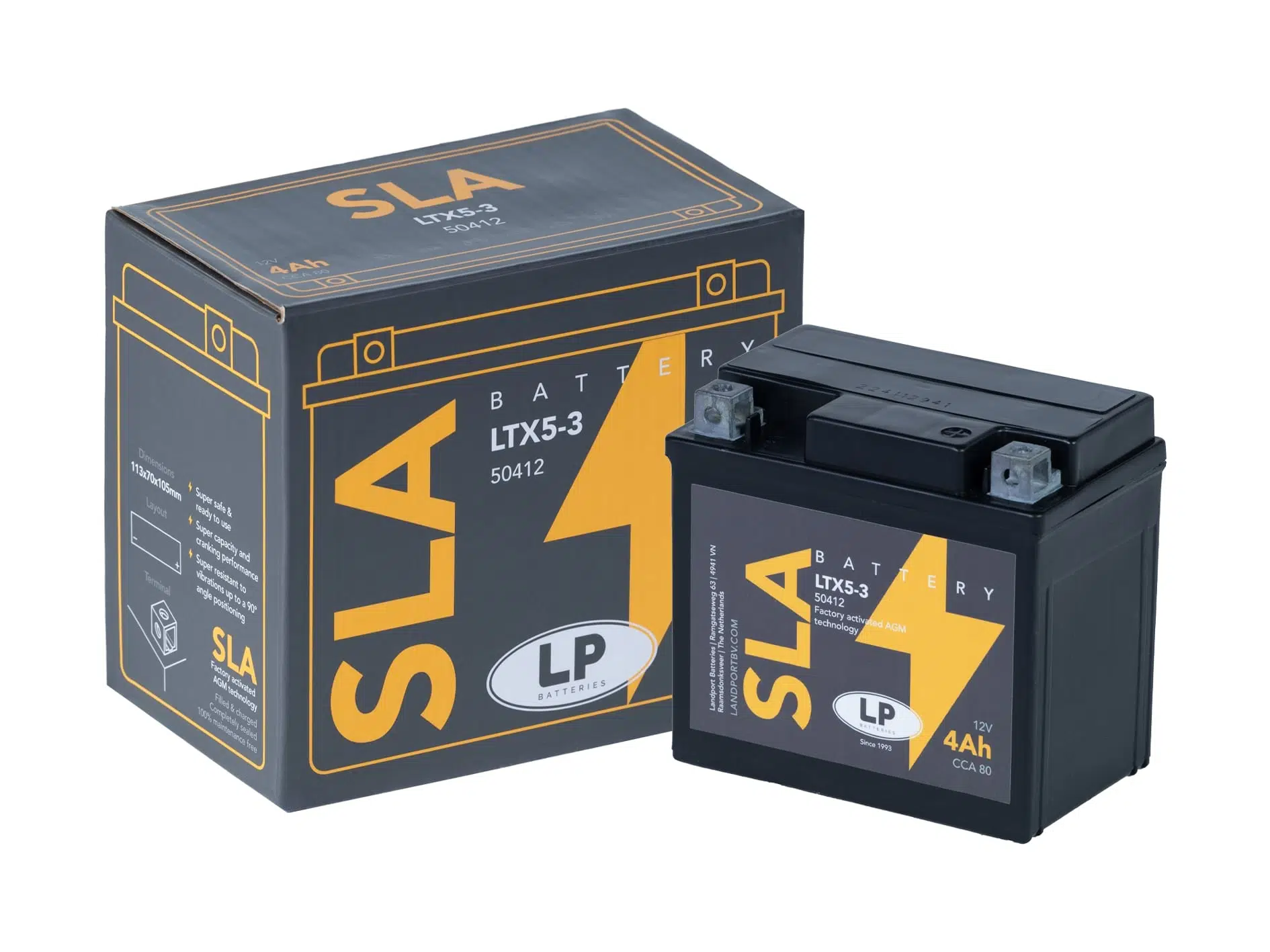 SLA AKÜ MB LTX5-3 4 A KG: 1,8 L:113 W:70 H:105 CCA: 80 YAMAHA WR F 250cc 2003-2021