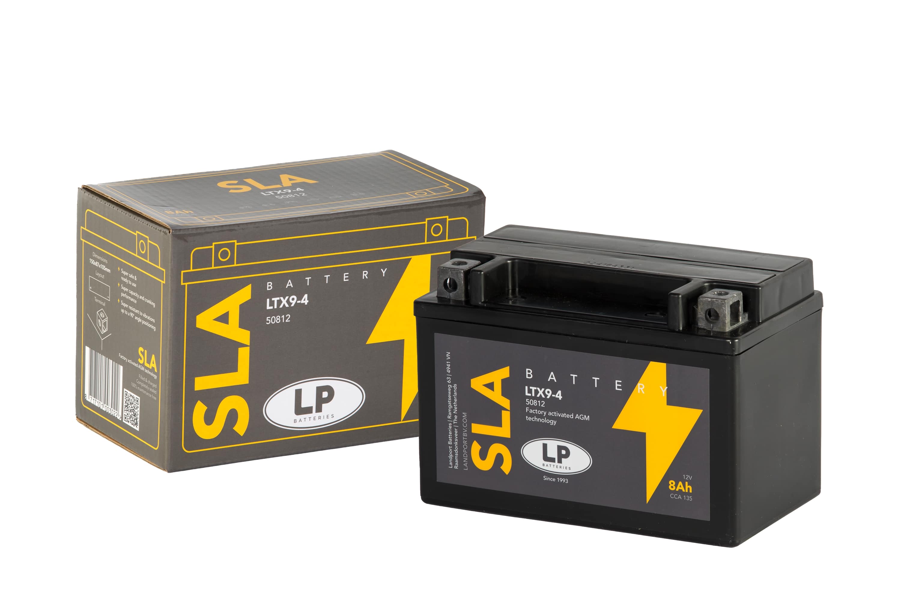 SLA AKÜ MB LTX9-4 8 A KG: 3 L:150 W:87 H:105 CCA: 135 1991-2016