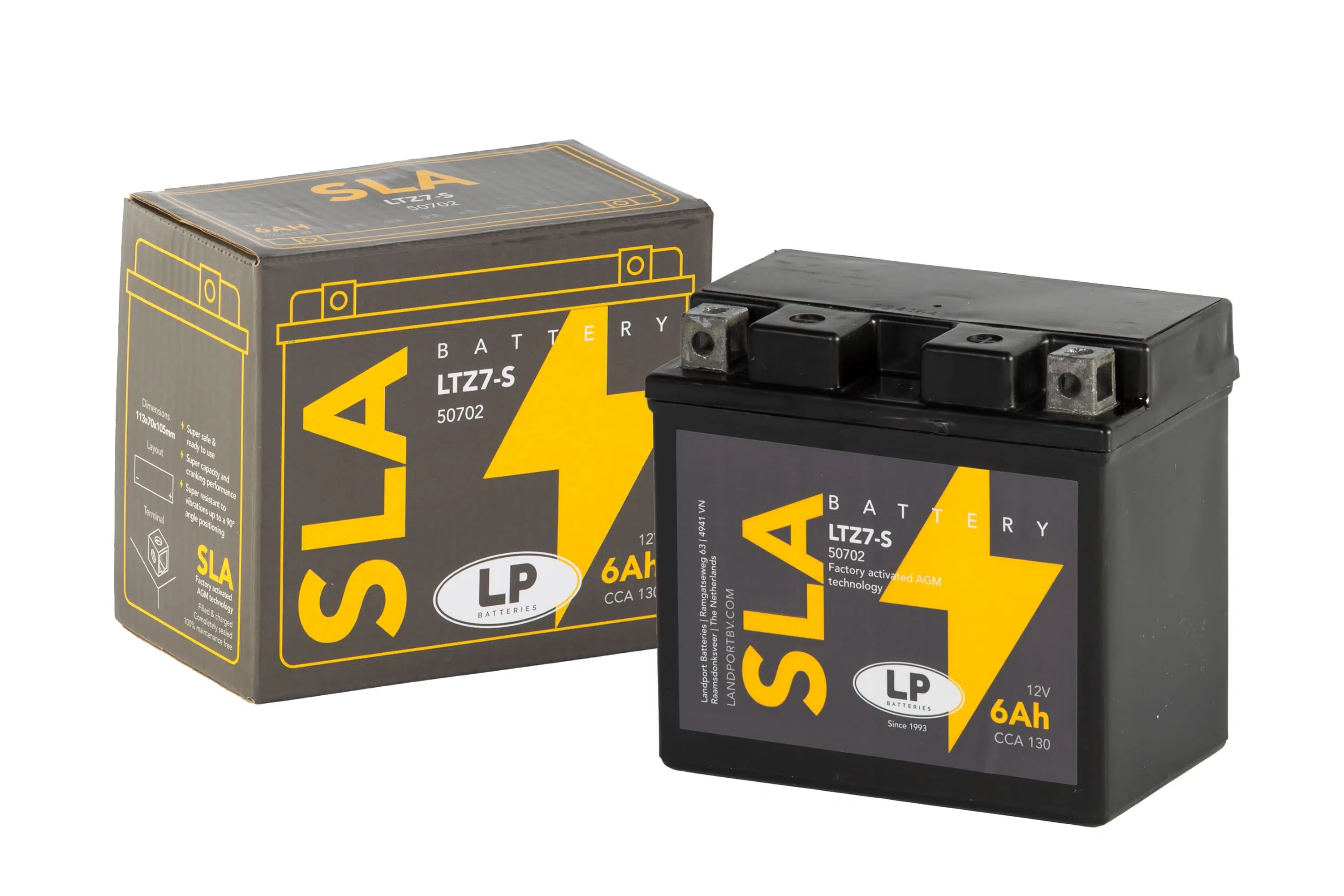 SLA AKÜ MB LTZ7-S 6 A KG: 2,15 L:113 W:70 H:105 CCA: 130 YAMAHA YZF R7 700cc 2022-2024