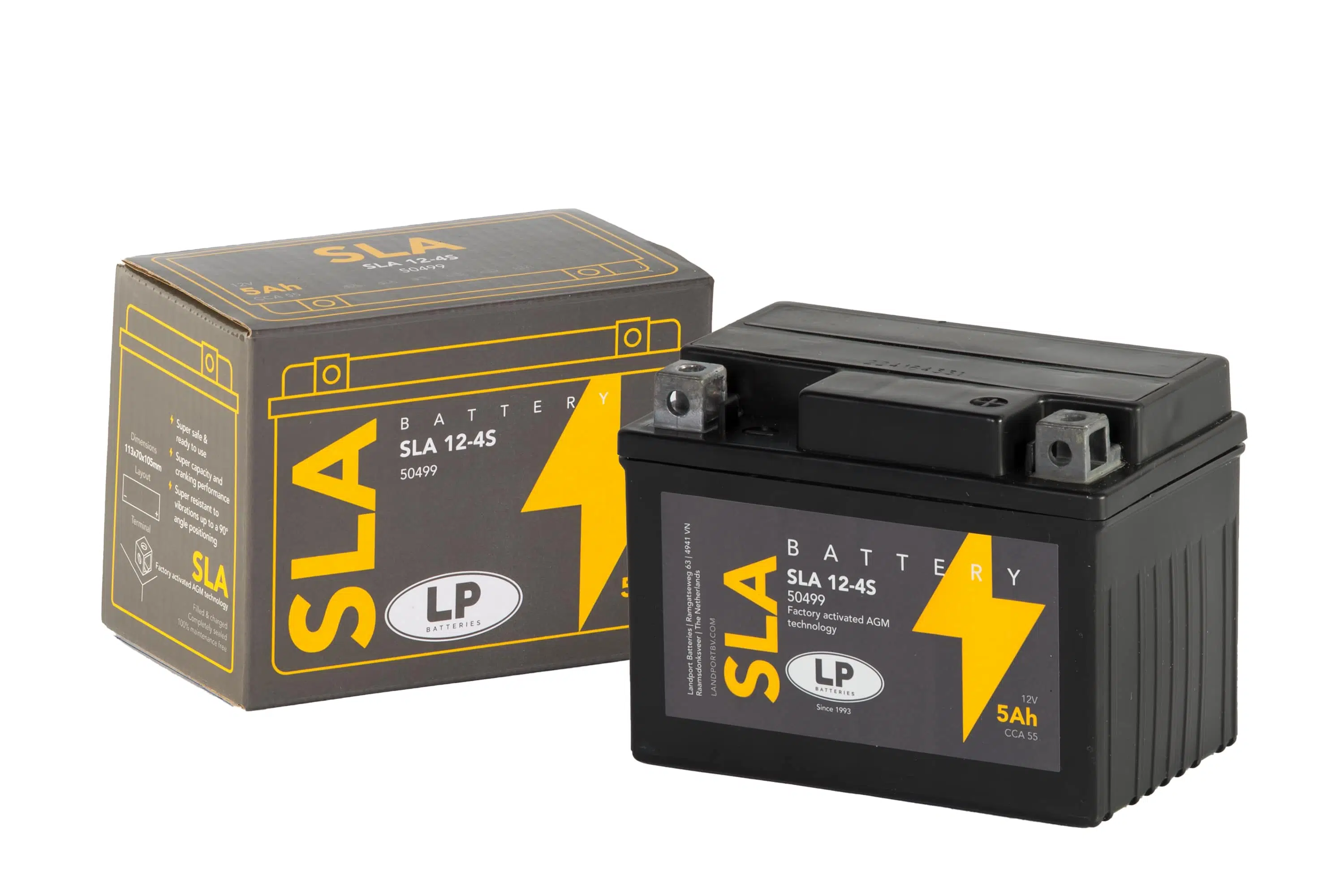 SLA AKÜ MB SLA 12-4S 5 A KG: 1,54 L:113 W:70 H:85 CCA: 55 YAMAHA XSR 125cc 2021-2024