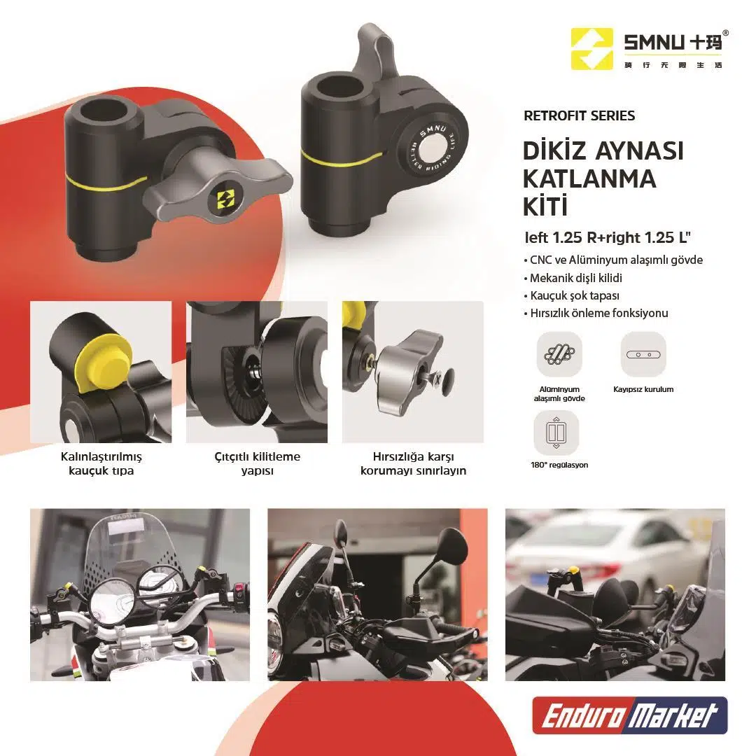 SMNU DİKİZ AYNASI KATLANMA KİTİ RL