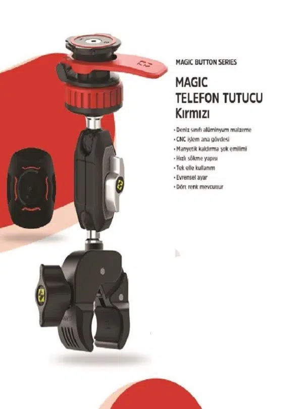 SMNU MAGIC TELEFON TUTUCU KIRMIZI