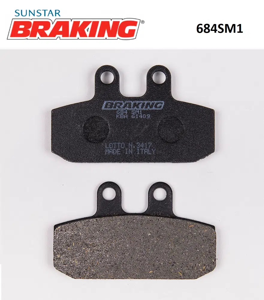 YARI METALİK FREN BALATASI MOTO GUZZI V9 ROAMER ABS 850cc ARKA 2016-2018