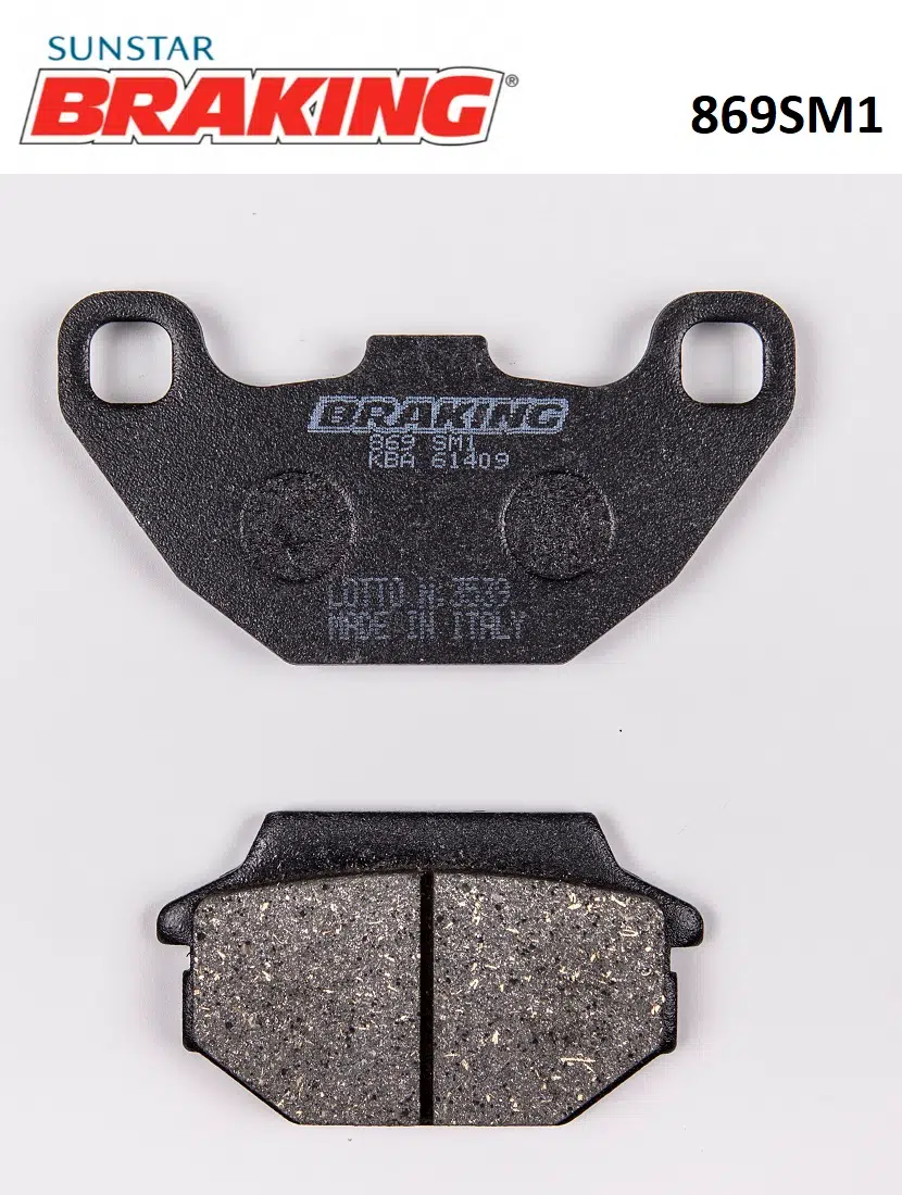 YARI METALİK FREN BALATASI SYM JOYRIDE 200cc ARKA 2001-2007-2009