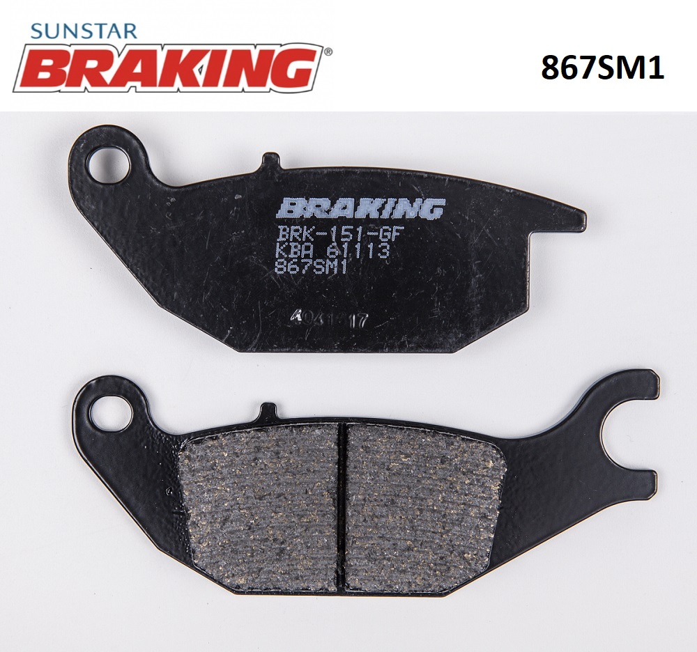 YARI METALİK FREN BALATASI YAMAHA TRICITY 125cc ARKA 2014-2016