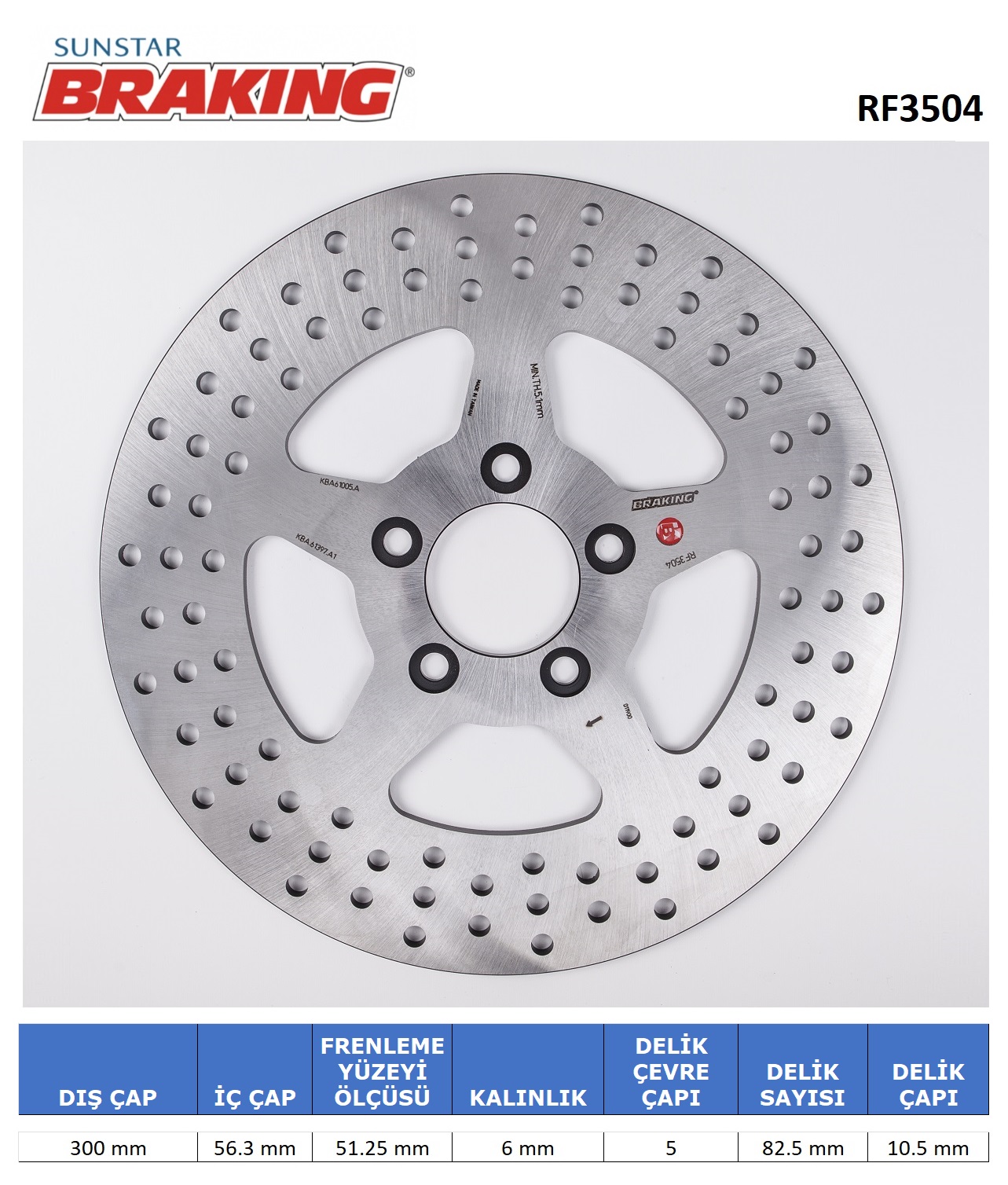 YUVARLAK ARKA FREN DİSKİ HARLEY D. ULTRA LIMITED ABS FLHTK 1750cc 2017-2018