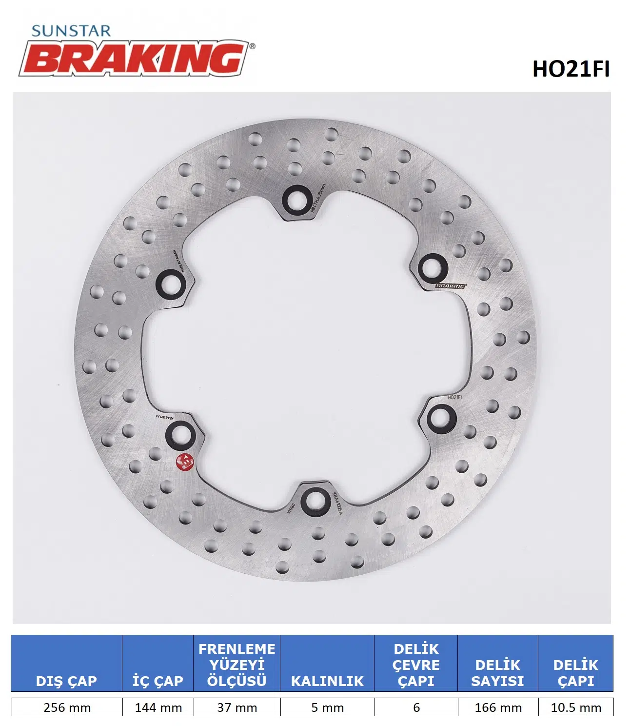 YUVARLAK FREN DİSKİ HONDA SILVER WING ABS 600cc ÖN 2001-2002-2010