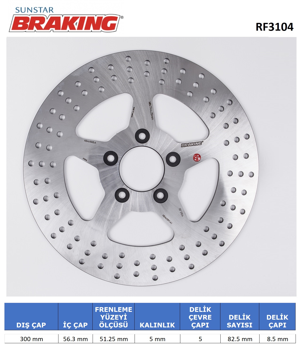 YUVARLAK ÖN FREN DİSKİ HARLEY D. XL 883 L SUPERLOW 883cc 2014-2018